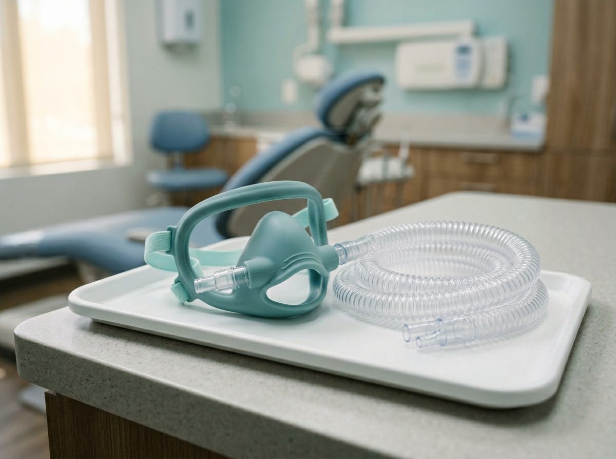Calm, abstract pastel imagery representing peaceful sedation dentistry